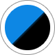 blau/schwarz